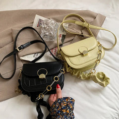 Women's Crossbody Bag Portable Handbag PU Leather Waterproof Messenger Bags