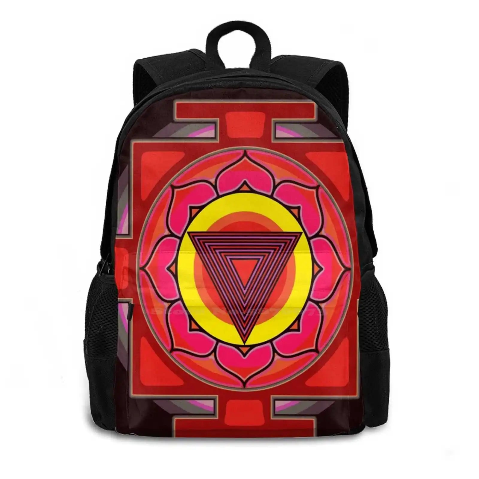 Tripura Bhairavi Yantra Backpack Laptop Travel Bags