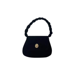 Retro Small Bag Lock Chain Cross Body Bags