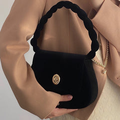 Retro Small Bag Lock Chain Cross Body Bags