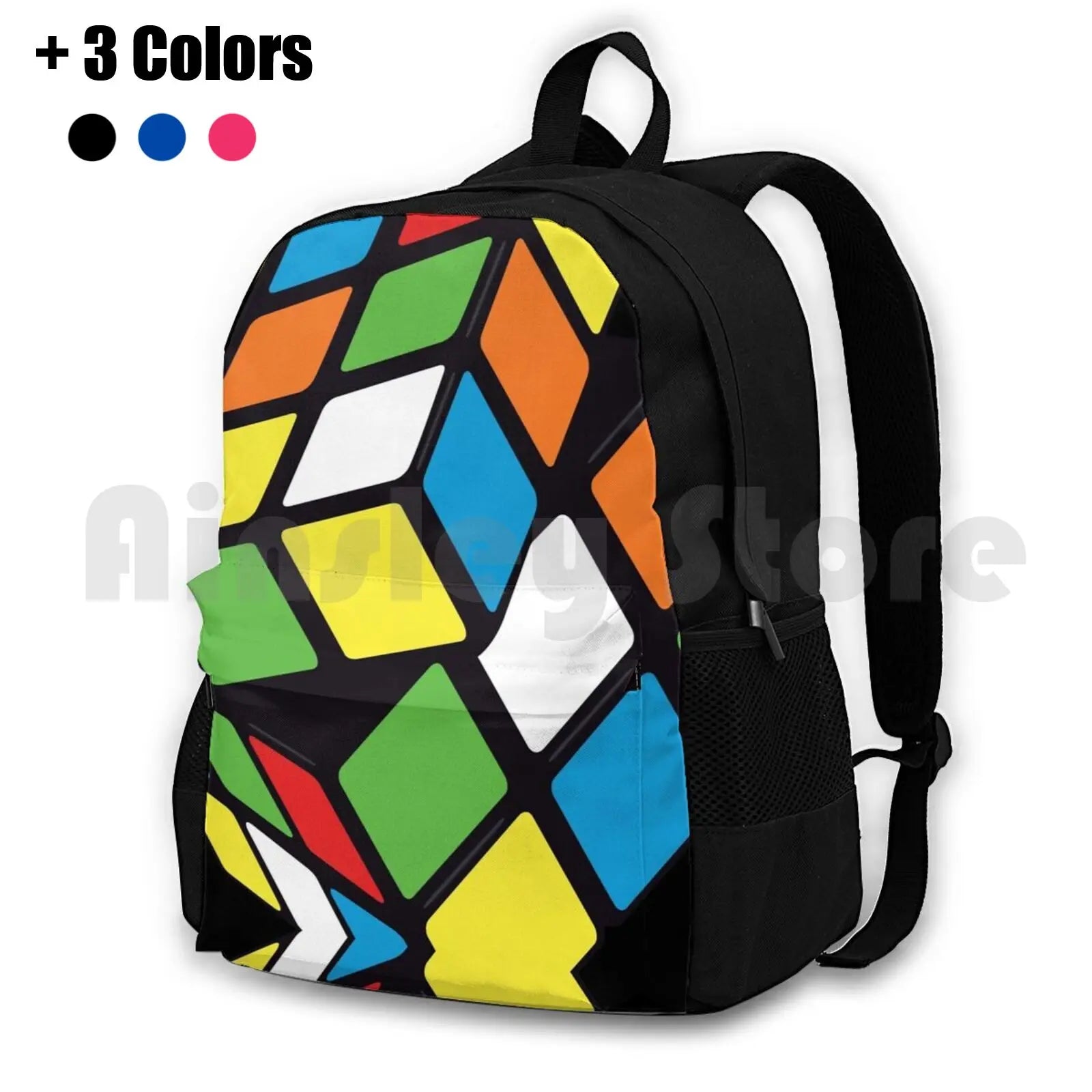 Twisting Cube Hiking Backpack Waterproof Camping Travel