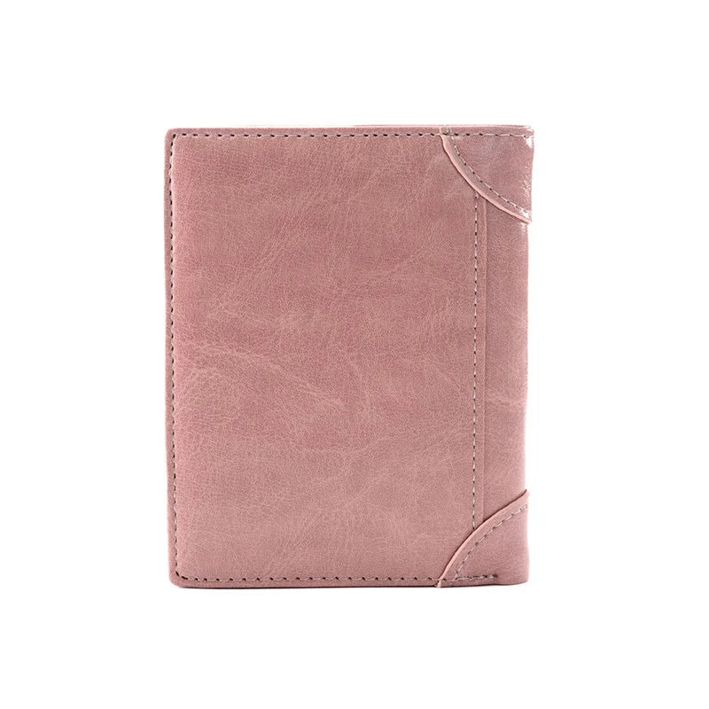 Two Fold Woman Wallet Lady Card Holder Small Purse Student Coin Wallet