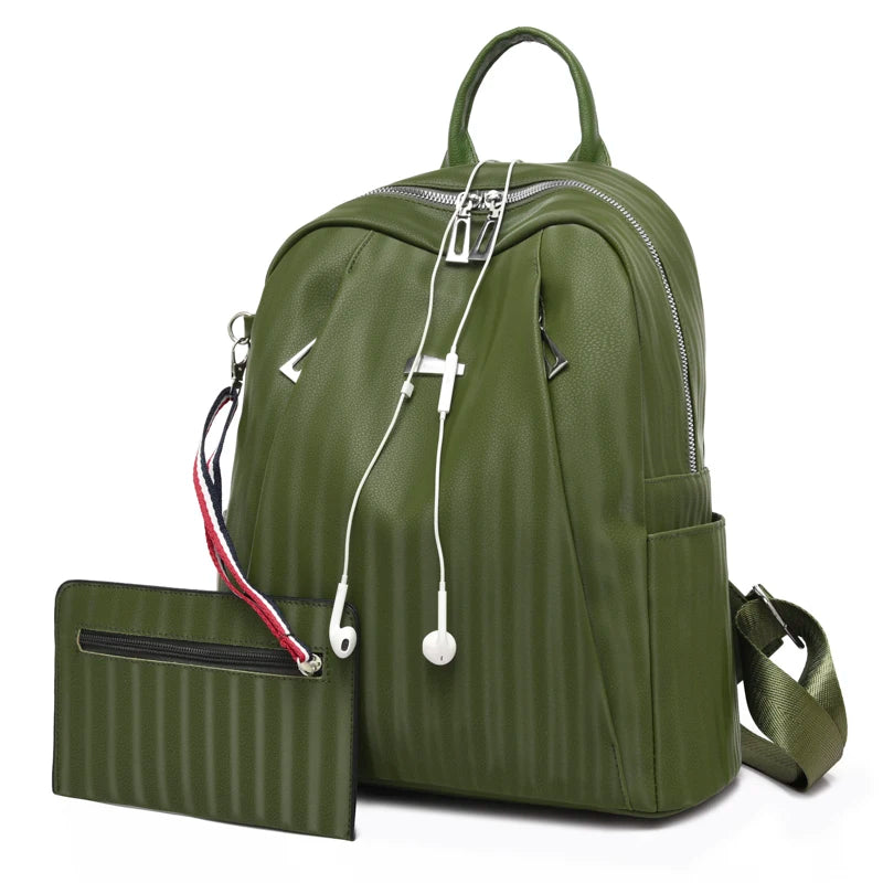Women Backpack & Shoulder Bag School Bag for Teens