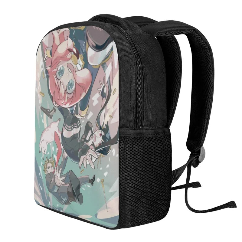 Twoheartsgirl Anime Spy X Family School Bags for Girls Boys