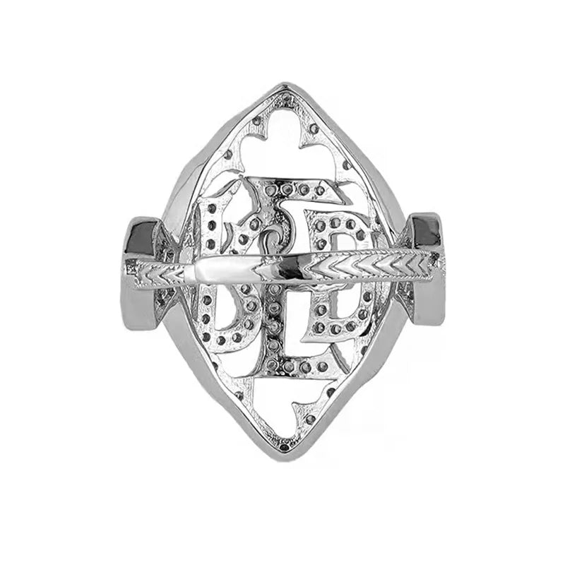 Red Letters Reprinted Cover Ring