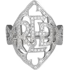 Red Letters Reprinted Cover Ring