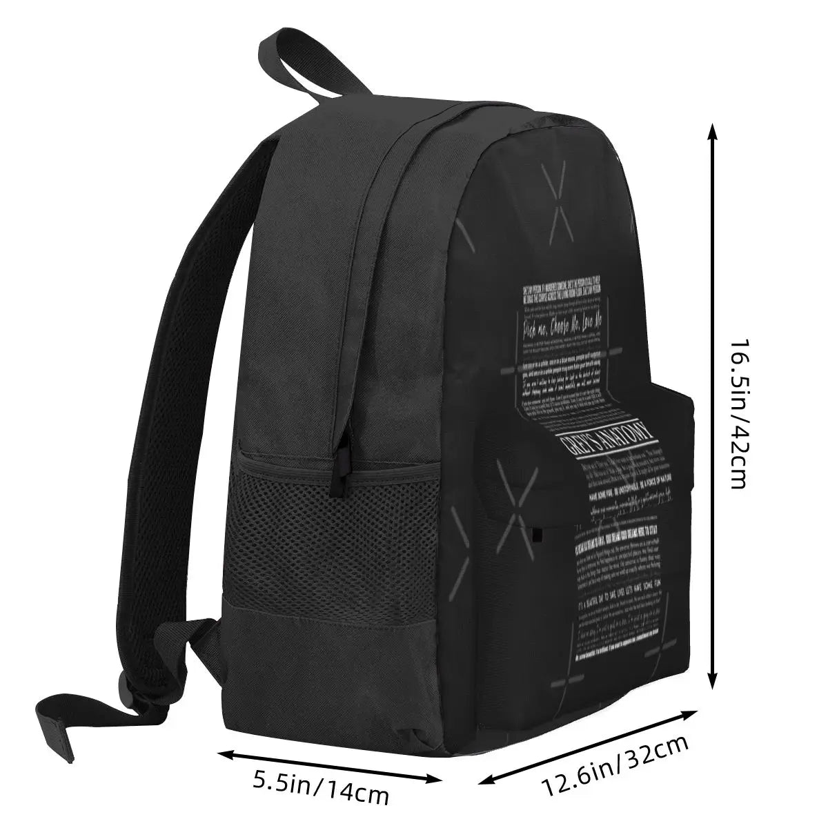 Typography 2 Backpacks Men's Backpacks Bags For Women Bag Woman Male