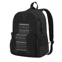 Typography 2 Backpacks Men's Backpacks Bags For Women Bag Woman Male