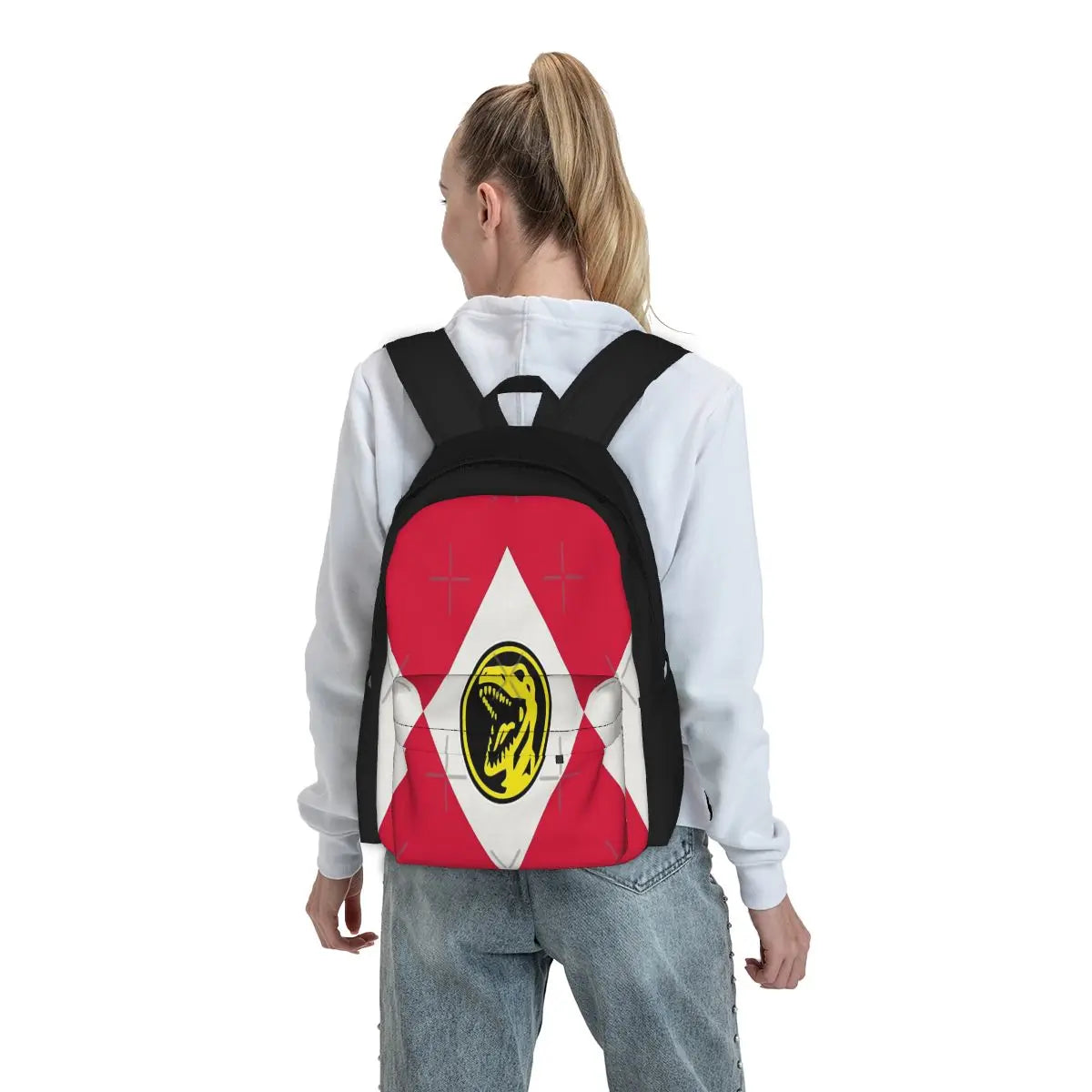 Tyrannosaurus Dinozord 1 Backpacks For Men and Women