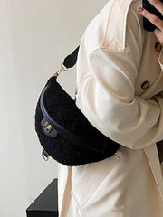 U Furieux Women Waist Packs Winter Crossbody Bag Large Capacity