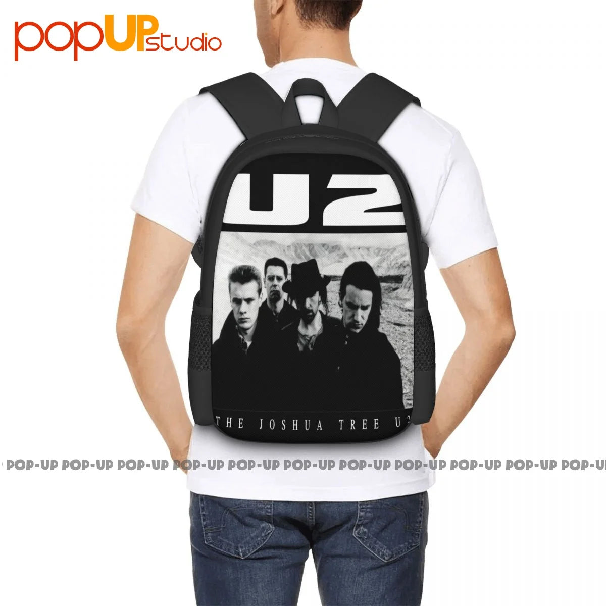 U2 01 Backpack Large Capacity Vintage Foldable Outdoor Running