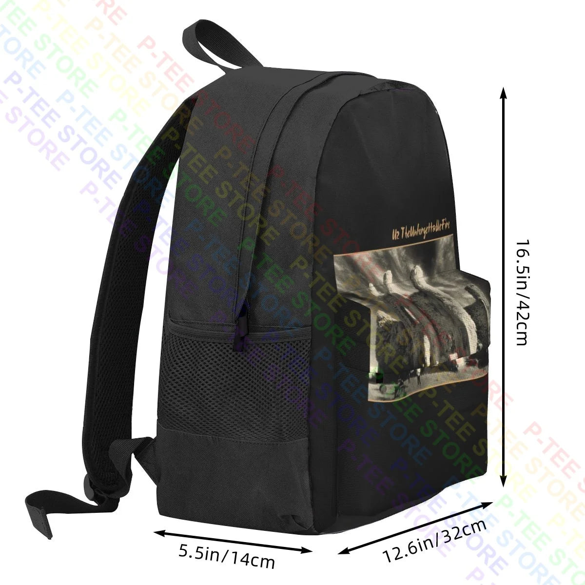 U2 The Unforgettable Fire Album Rock Band Large Capacity Backpack