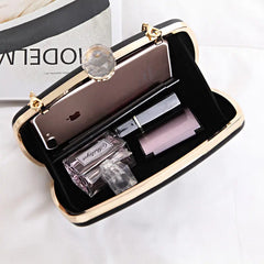 Minaudiere Evening Bag Clutch Purse Wedding Handbag Party Purse Box