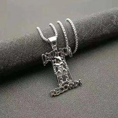 Men's Titanium Steel Prisoner Necklace Pendant