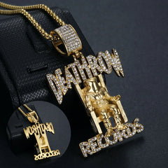 Men's Titanium Steel Prisoner Necklace Pendant