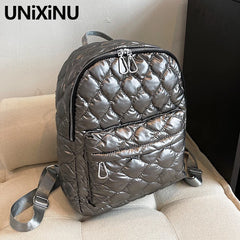 Women's Winter Backpack Large Capacity Travel Rucksack Bag