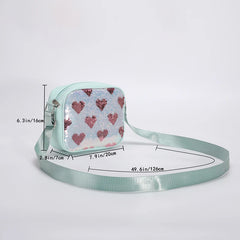 Sequins Crossbody Bag for Women Casual Shoulder Bag