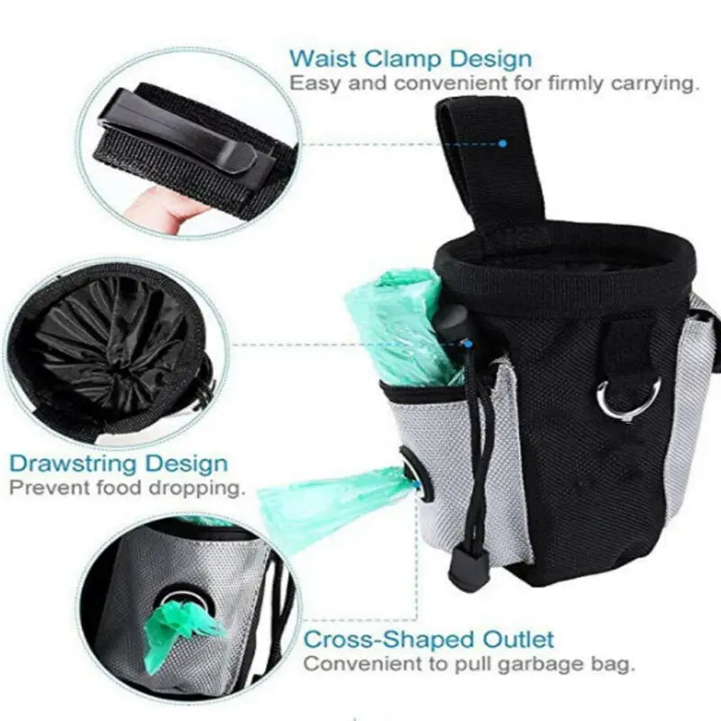 Pet Dog Training Treat Puppy Snack Bag Storage Holder Dispenser