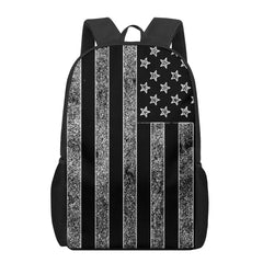 American Flag 3D Pattern School Bag for Children Girls Boys