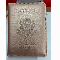 RFID Passport Cover Women Travel Wallet Organizer PU Leather