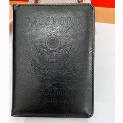 RFID Passport Cover Women Travel Wallet Organizer PU Leather