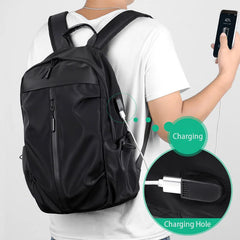 Stylish 15.6 Inch Laptop Backpack for Men - Waterproof Travel Bag