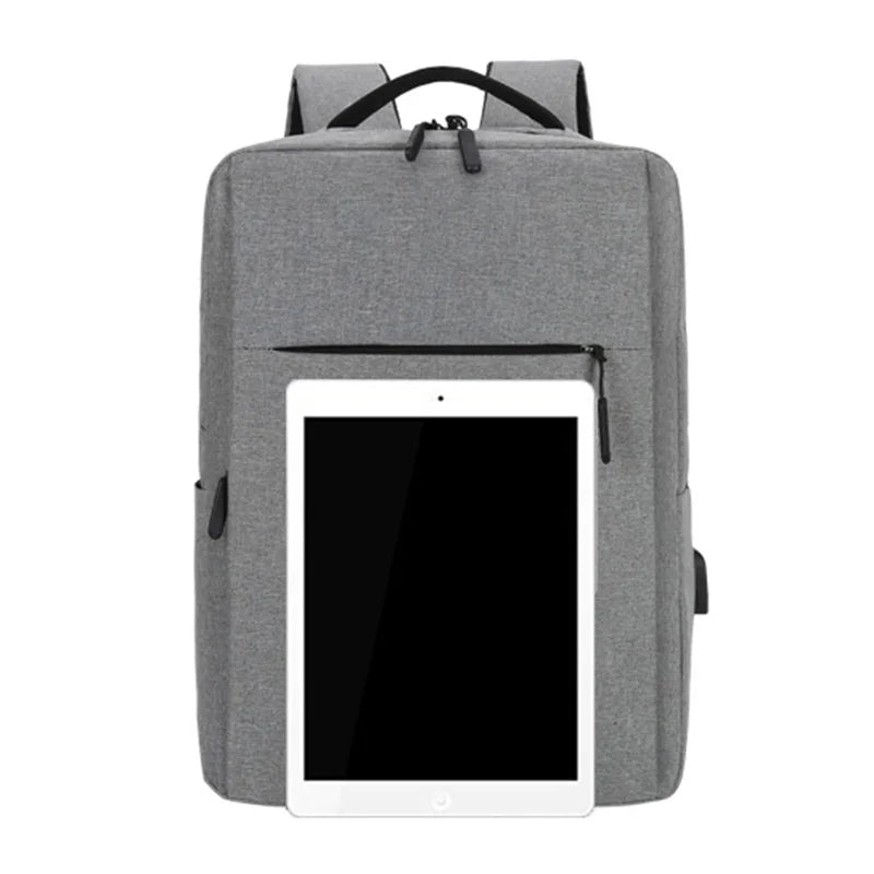 USB Charging Waterproof Men's Backpack for Laptop 15.6-17.7 Inch