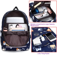 Reflective School Bags for Teenage Girls Waterproof High School Backpack