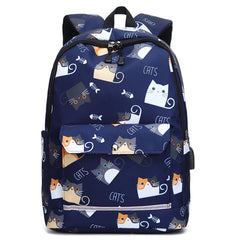 Reflective School Bags for Teenage Girls Waterproof High School Backpack