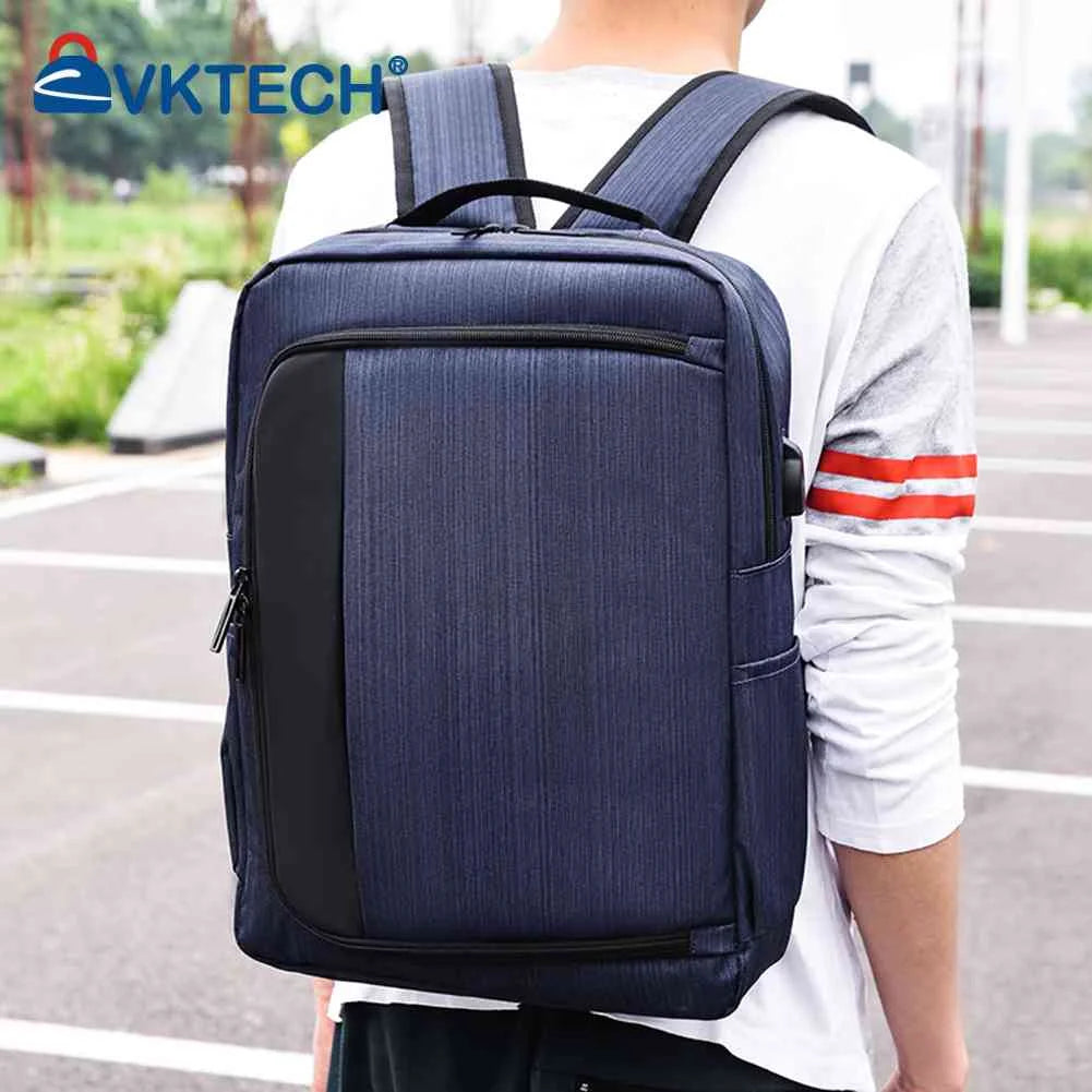 USB Charging Travel Backpack Large Capacity School Bags Business Preppy Style