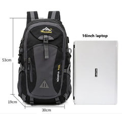 USB Rechargeable Backpack for Men Women Sports Bag