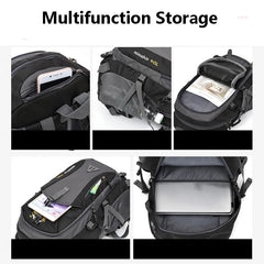 USB Rechargeable Backpack for Men Women Sports Bag