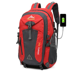 USB Rechargeable Backpack for Men Women Sports Bag