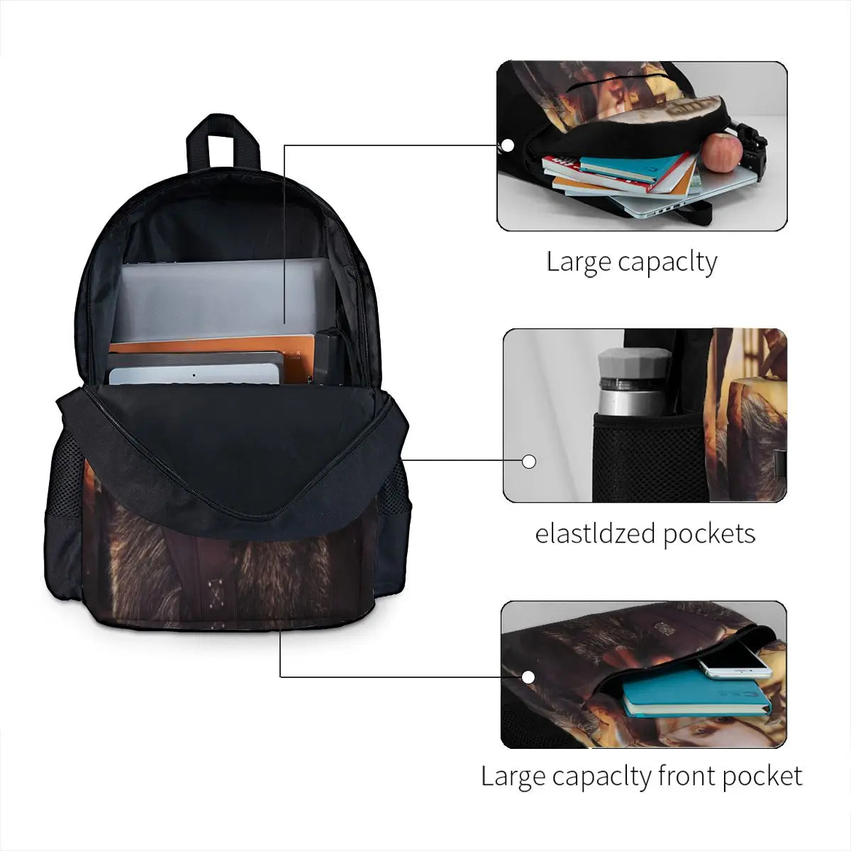 Uhtred Of The Last Kingdom Backpacks Men's Backpacks Bags For Women Backpacks