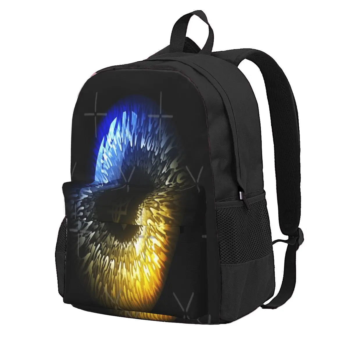 Ukranian Eye Backpacks Men's Bags Women Men Backpack Female Backpack