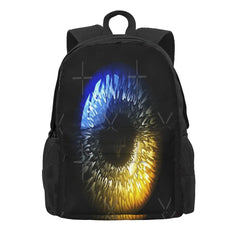 Ukranian Eye Backpacks Men's Bags Women Men Backpack Female Backpack
