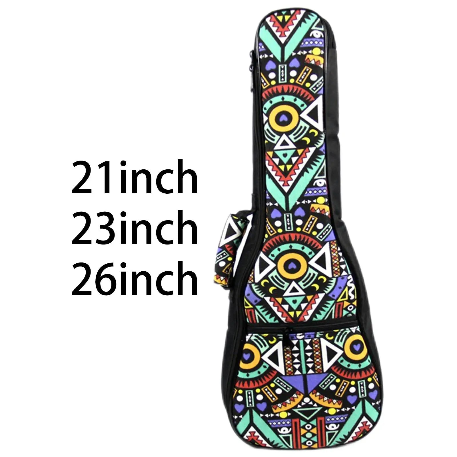 Padded Ukulele Case Bag with Handle and Straps