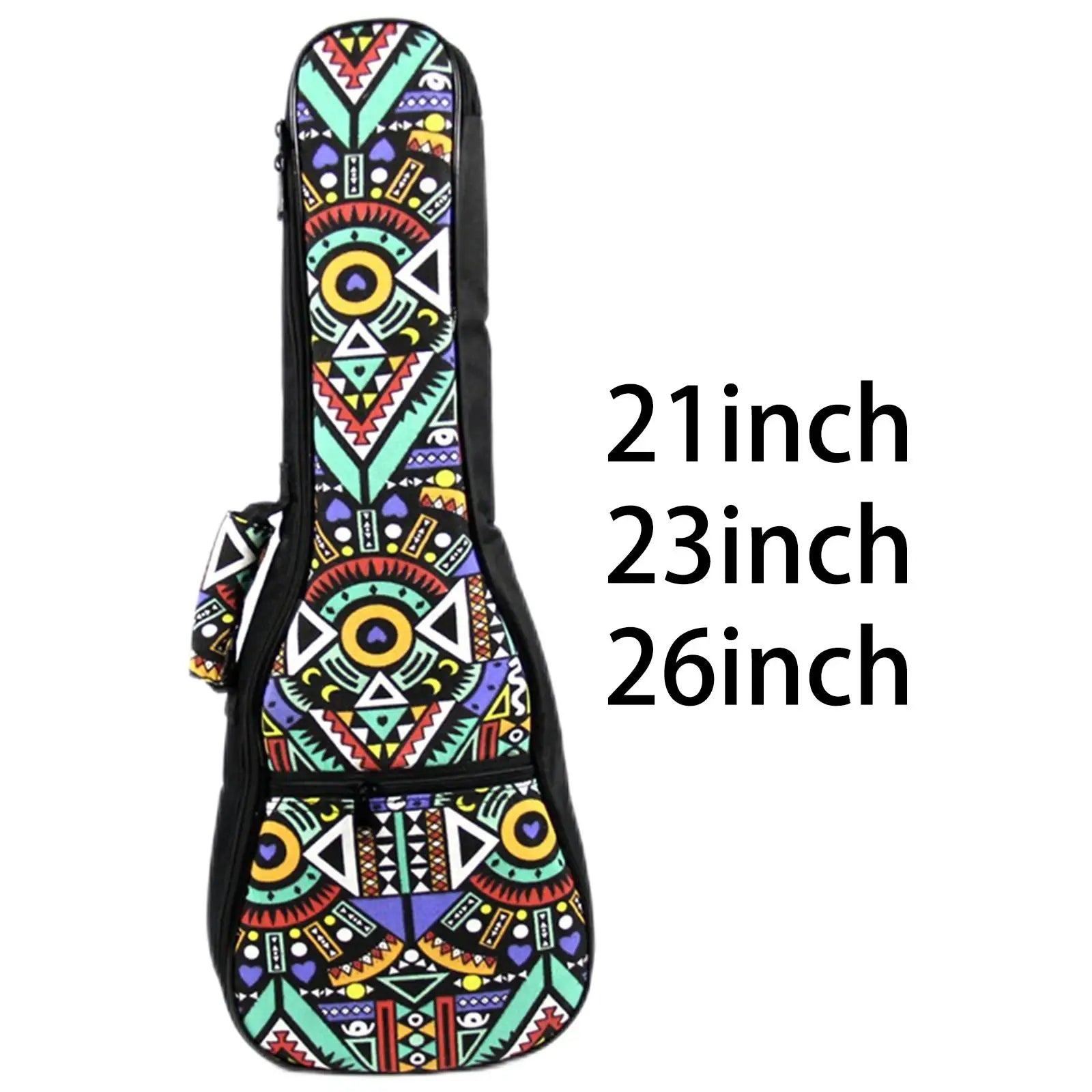 Padded Ukulele Case Bag with Handle and Straps