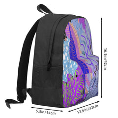 Ultraviolet Fade Nature Leaves Backpacks Men's Backpacks Bags For Women Bags