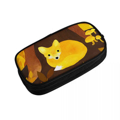 Under Leaves Pen Box Student School Anime Zipper Pen Bag