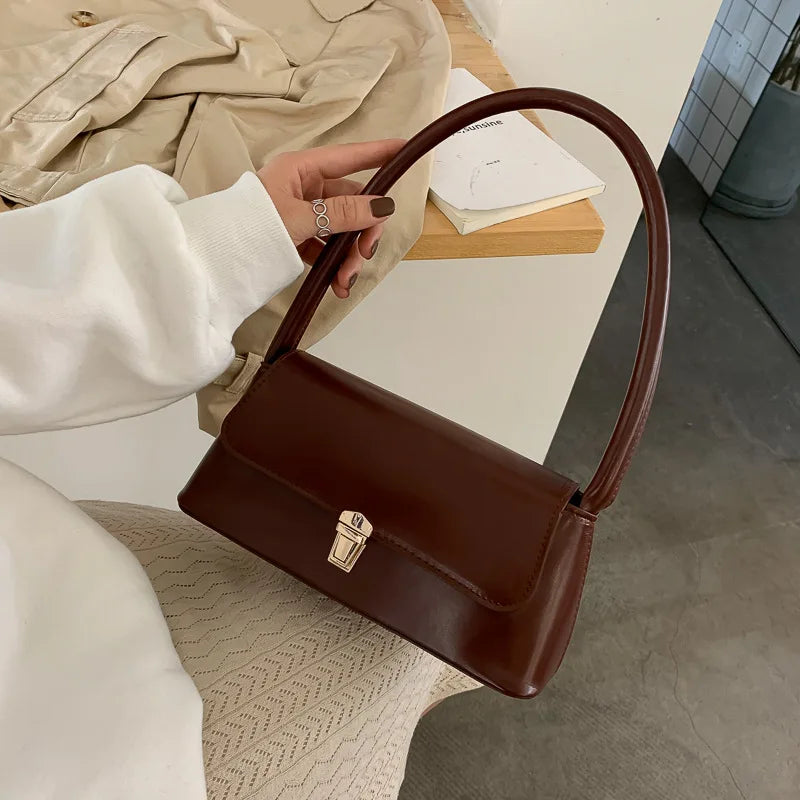 French Niche Underarm Bag Women's Western Style Shoulder Bag