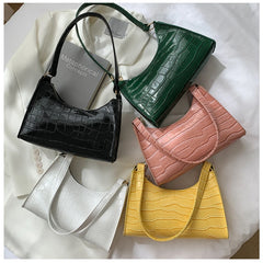 Underarm Bag Women's Shoulder Bag Retro Soft Surface Baguette Bag
