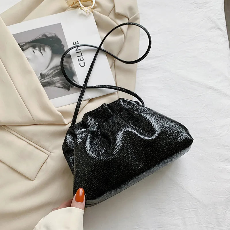 Crossbody Cloud Bag Soft Leather Shoulder Bag