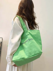 Casual Canvas Tote Bag for Women Large Capacity Shopper