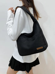 Canvas Tote Bag Women's Shoulder Crossbody Casual Handbag