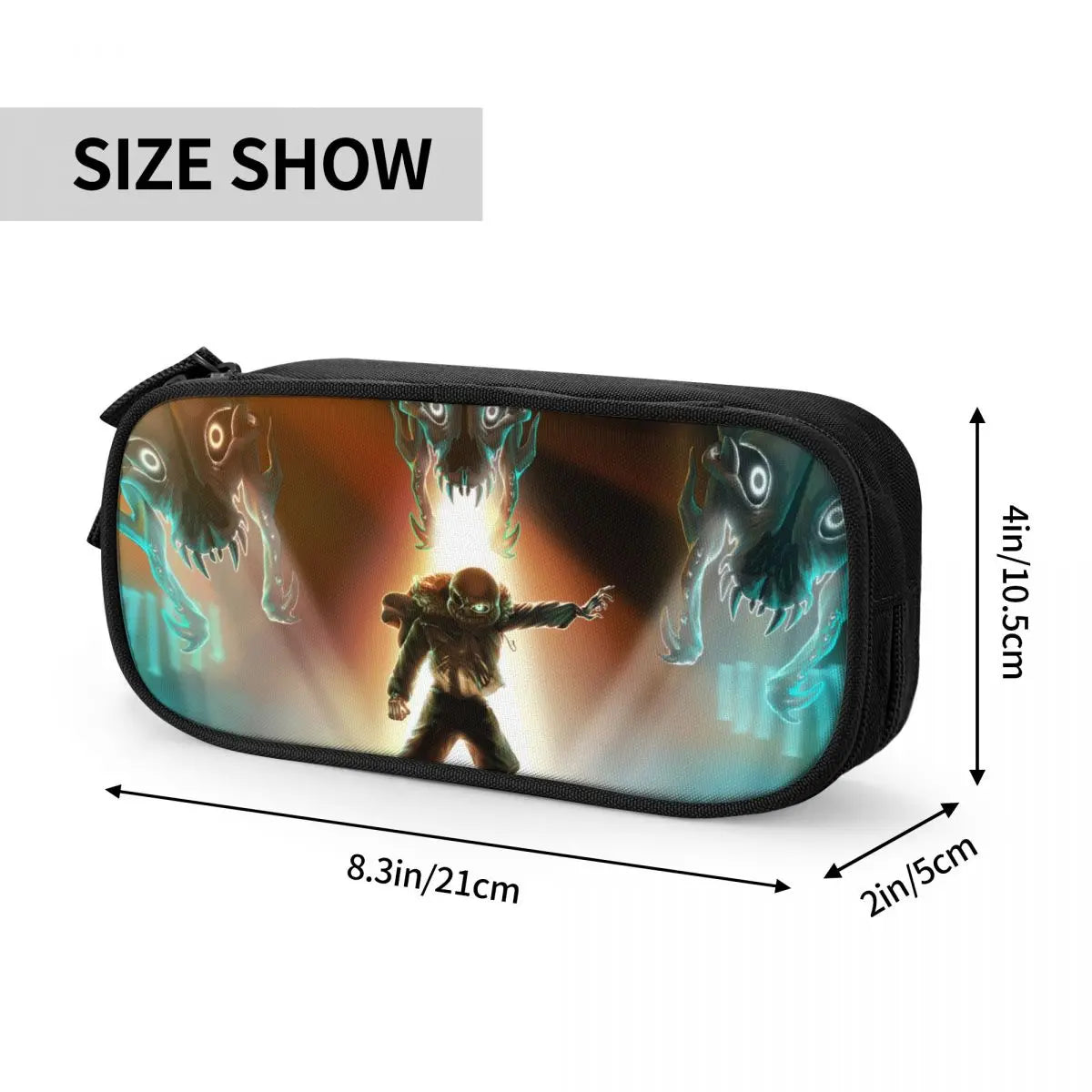 Undertale Pen Box Student School Anime Zipper Pen Bag Child Stationery