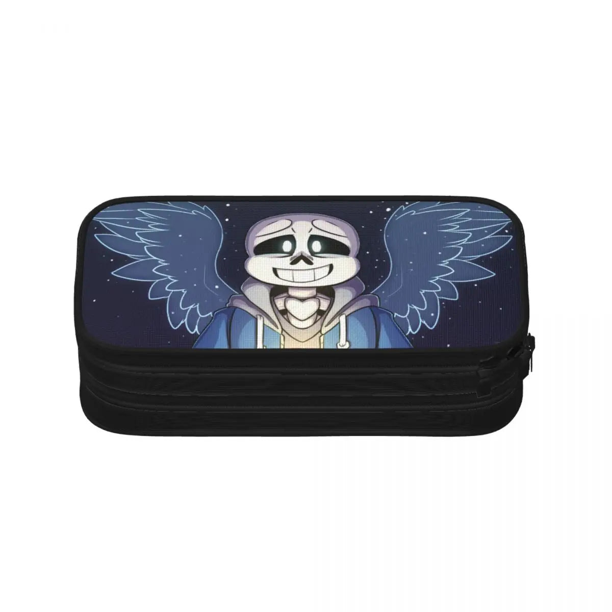 Undertale Pen Box Student School Anime Zipper Pen Bag Child Stationery Bag Gif