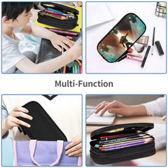 Undertale Pen Box Student School Anime Zipper Pen Bag Child Stationery