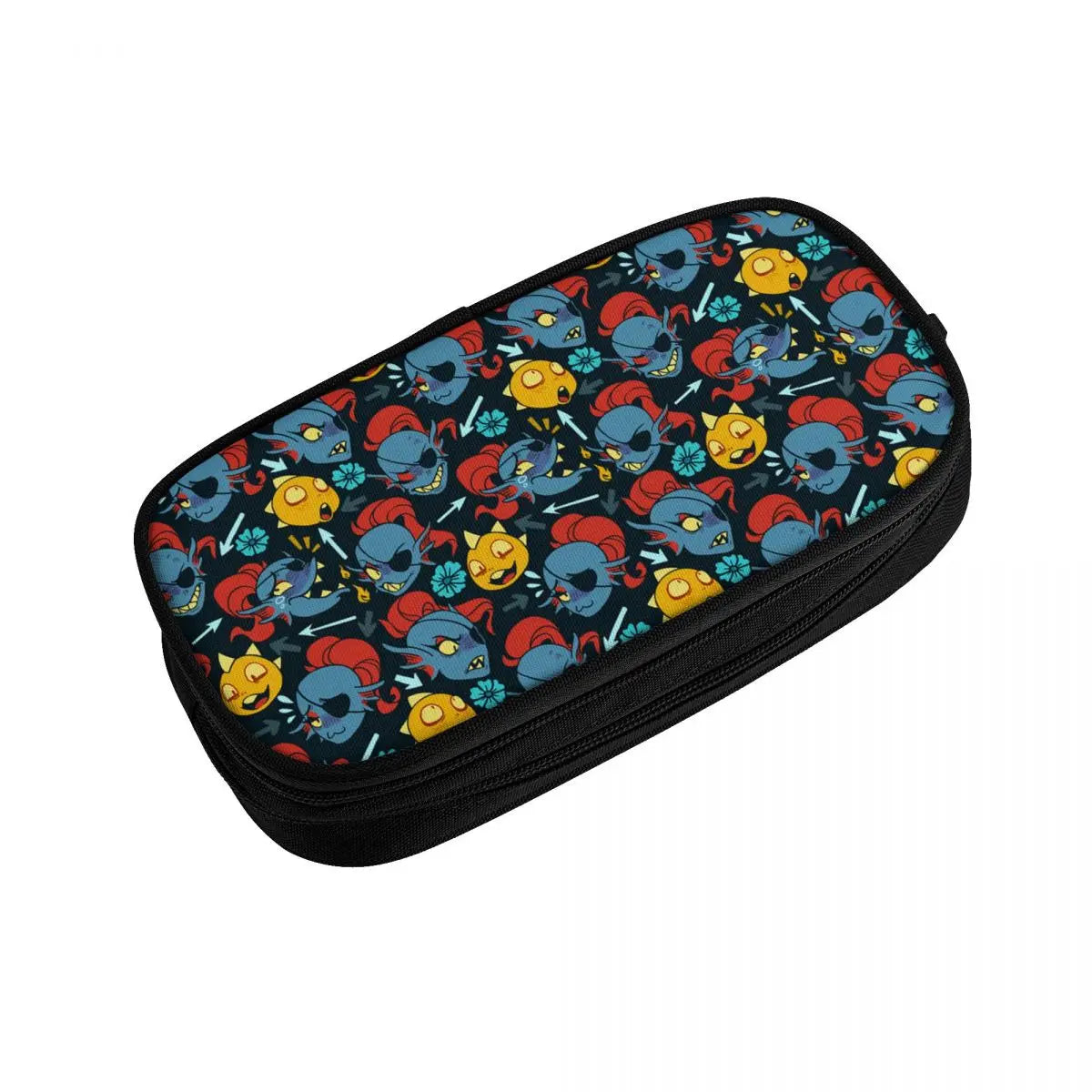 Undertale Pen Box Student School Anime Zipper Pen Bag