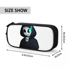 Undertale Pen Box Student School Anime Zipper Pen Bag Child Stationery Bag